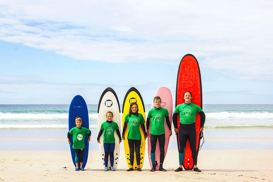 Escuela de Surf en Galicia "Grip Surf School" Camping Barraña
